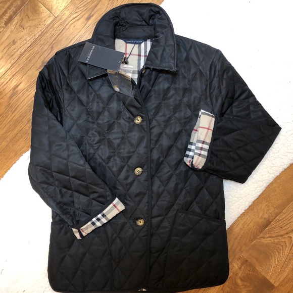 Burberry Jackets & Blazers - NWT!! Burberry Black Quilted Trench Jacket